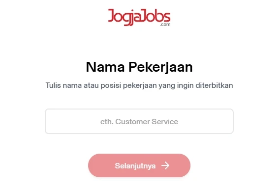 Cara Pasang Iklan Loker di Jogja